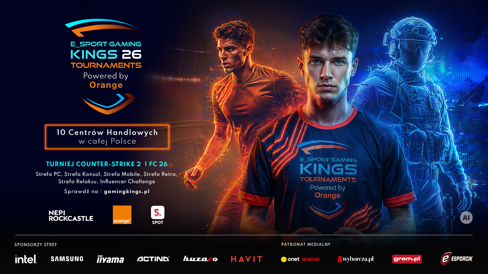 E-sport Gaming Kings Tournaments 2026 Powered by Orange